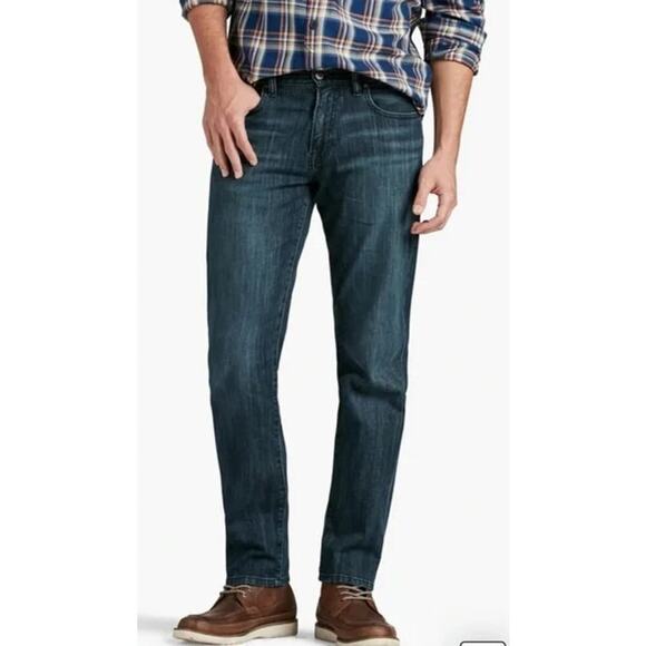 Lucky Brand Men's 221 Original Straight Dark Wash Classic Stretch Size 36 X 32 - Picture 1 of 8